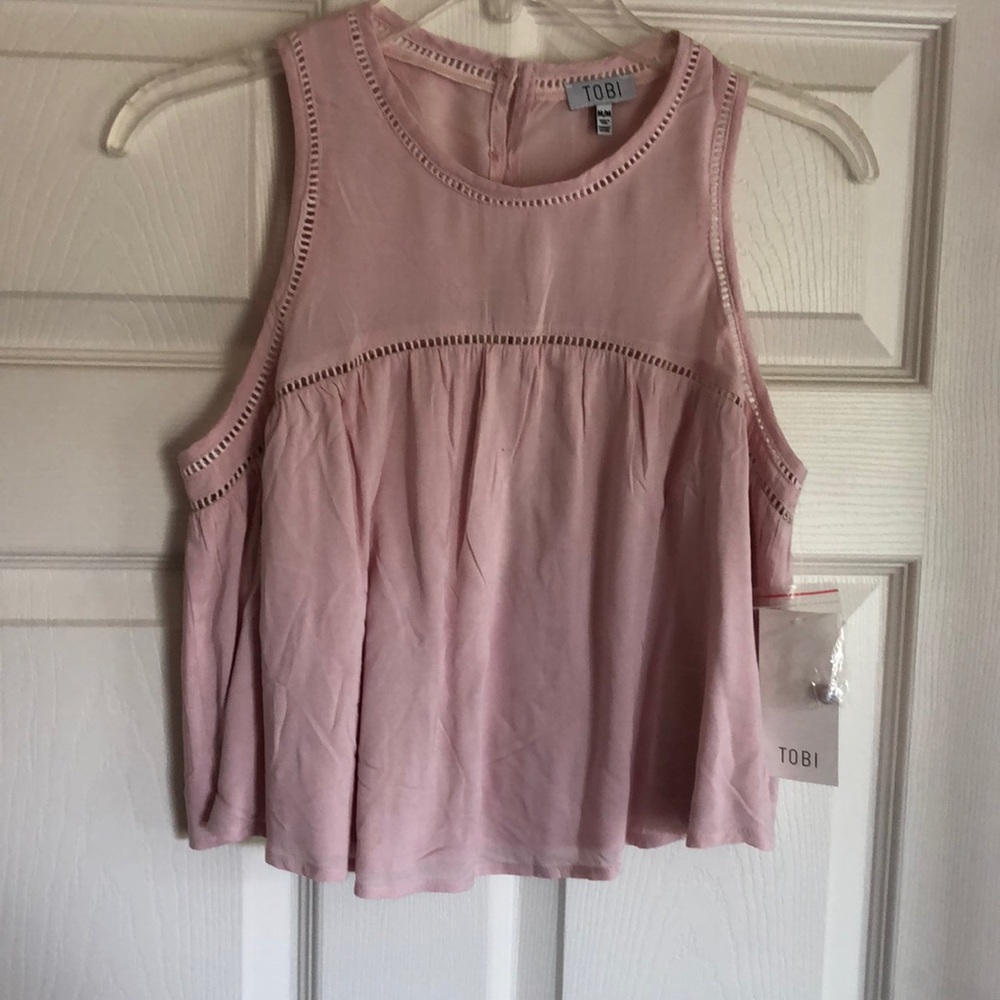 PINK CROP TANK